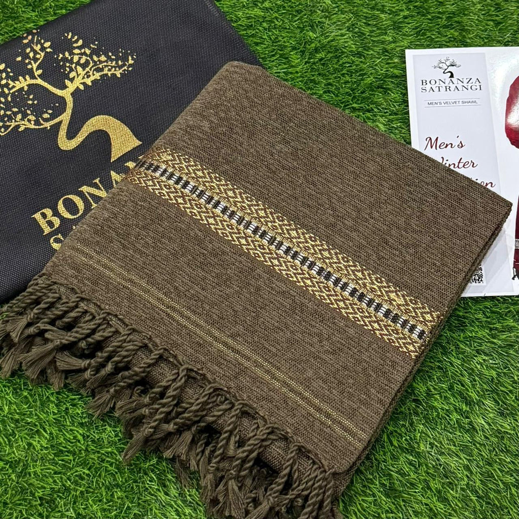 Men's Velvet Shawl