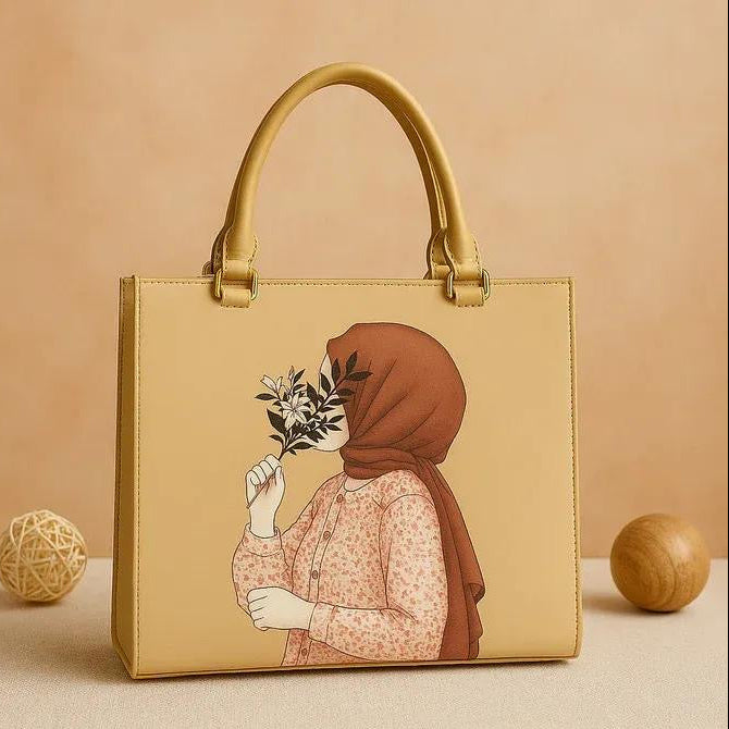 Woman’s canvas printed Tote bag