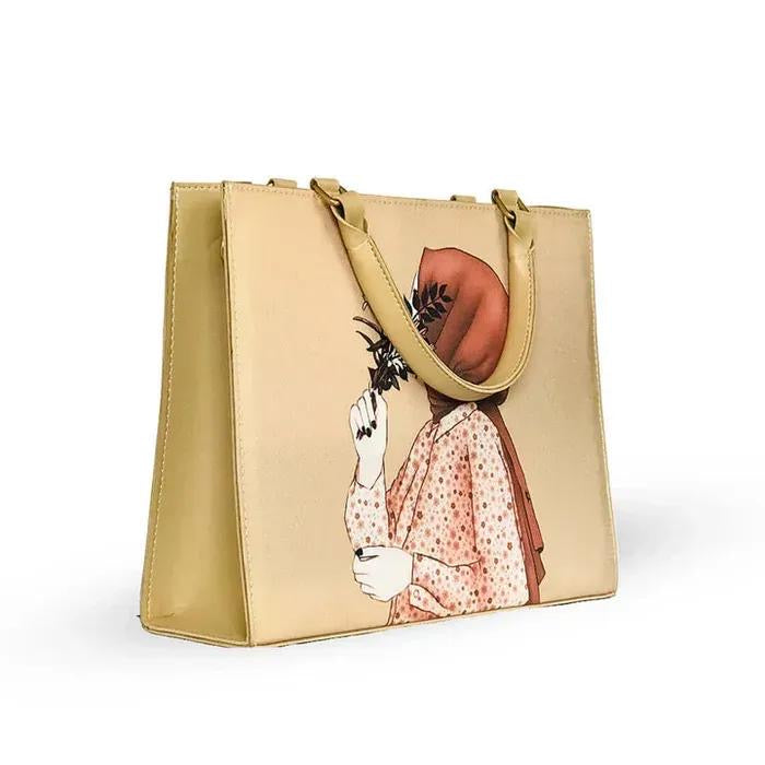 Woman’s canvas printed Tote bag