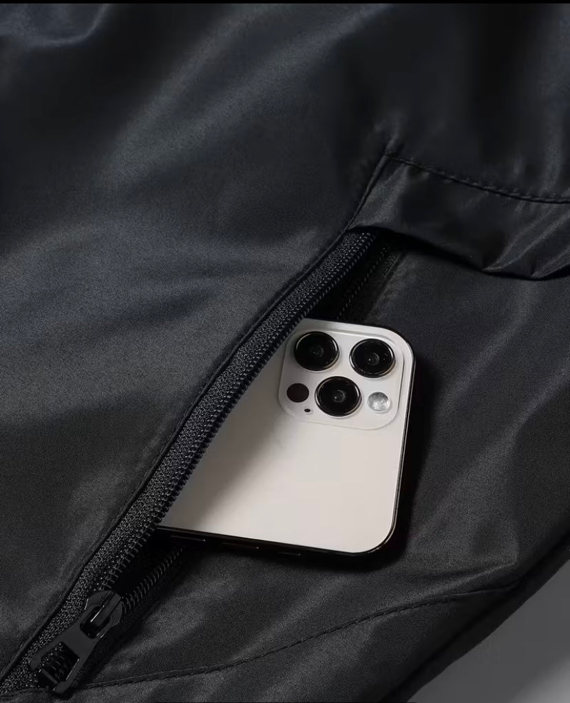 Men's Winter Insulated Full-Zip Jacket with Fleece Lining