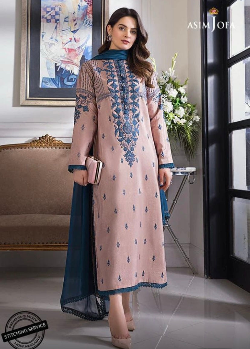 DHANAK EMB 3pc WITH DHANAK EMB DUPPATA