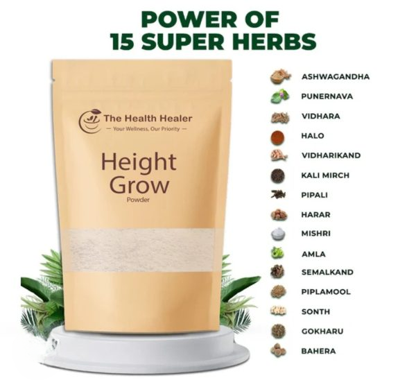 The Health Healer Height Grow Powder – 100% Natural Height Increase Supplement