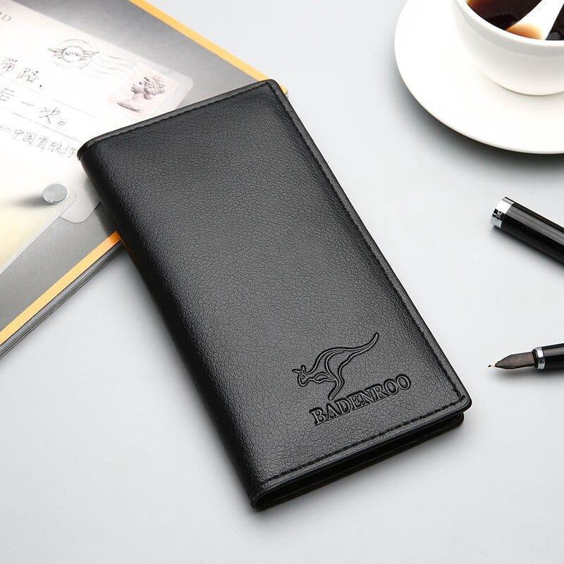 Men’s Leather Bi-Fold Wallet With Classic Design