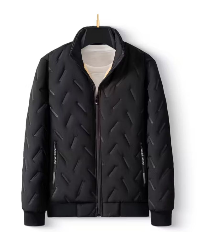 Men'S Heavyweight Winter Jacket , Full-Zip Closure